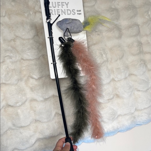 Fluffy Friends Cat Toy with Feathers - Picture 1 of 5